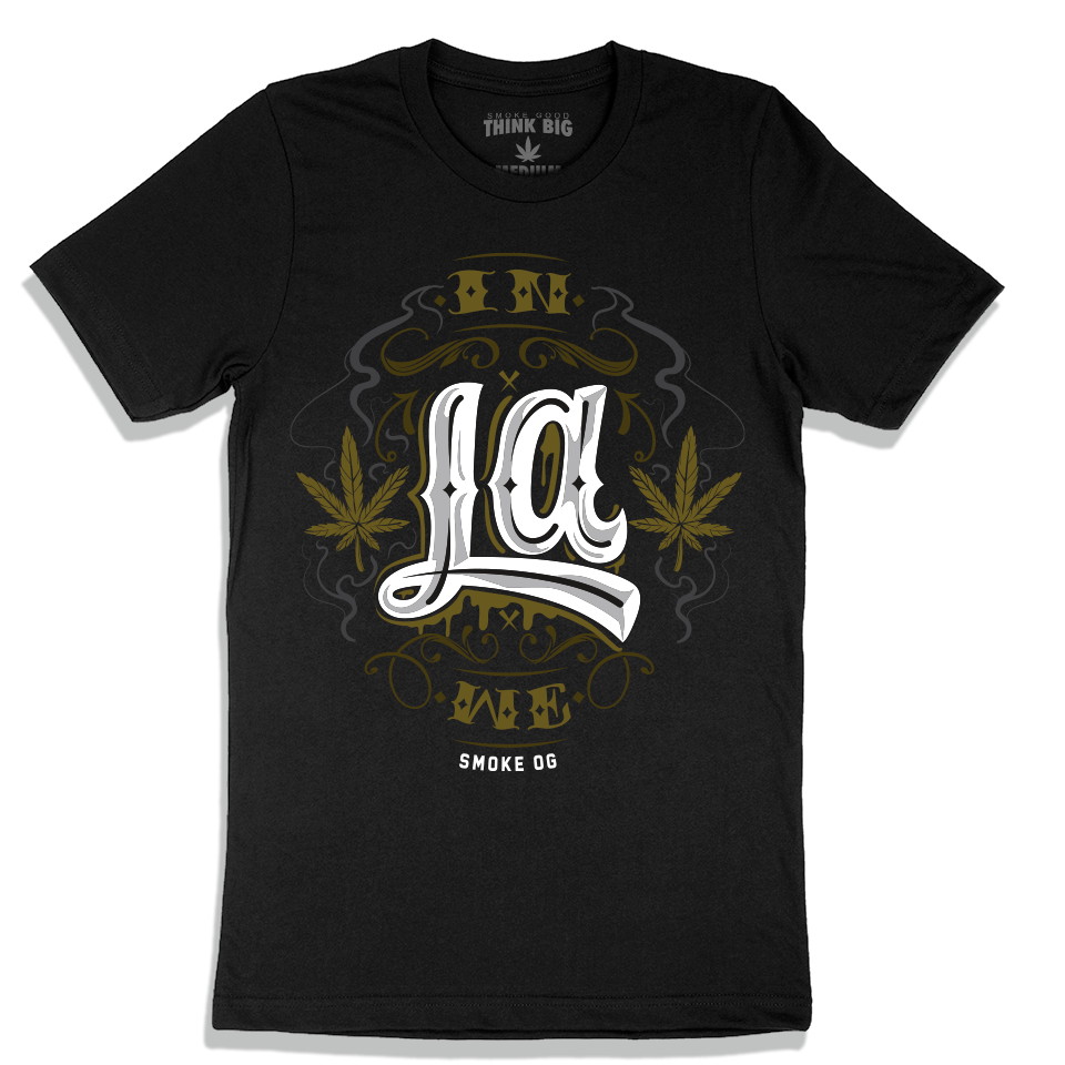 In L.A. We Smoke O.G. in black