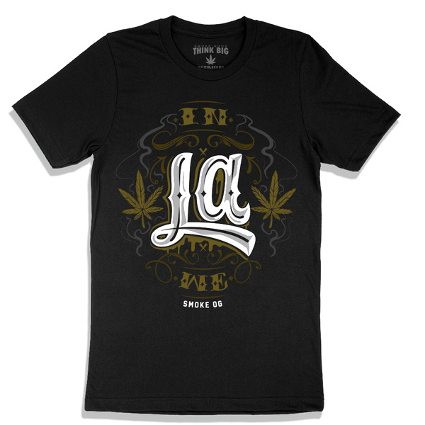 In L.A. We Smoke O.G. in black